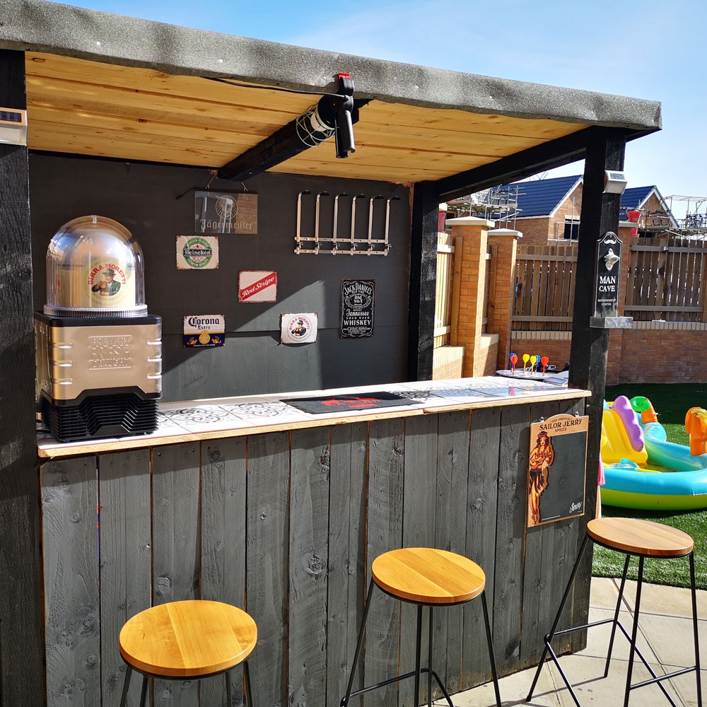 Ideas de bricolaje para un bar en el jardín