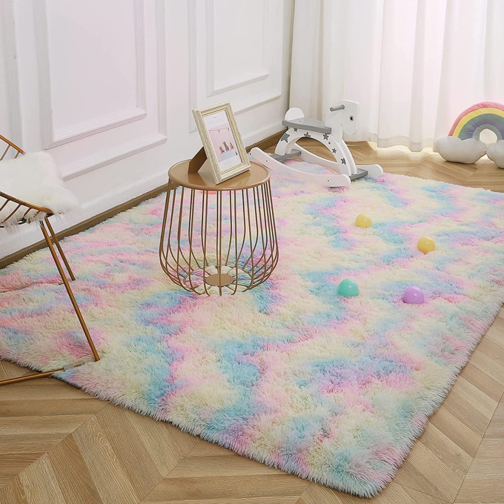 Alfombras para el dormitorio infantil.