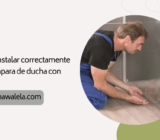 ¿Cómo instalar correctamente una mampara de ducha con perfil?