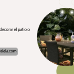 5 ideas para decorar el patio o jardín