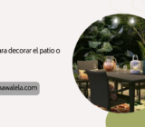 5 ideas para decorar el patio o jardín