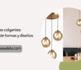 Luminarias colgantes: variedad de formas y diseños