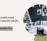 Mobiliario práctico para montar un pequeño estudio
