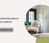 Ropa de cama única para un dormitorio moderno