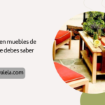Tendencias en muebles de jardín | lo que debes saber