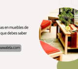 Tendencias en muebles de jardín | lo que debes saber