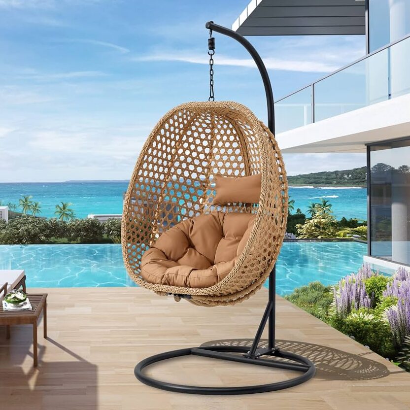Sillones colgantes: un éxito de las últimas temporadas
